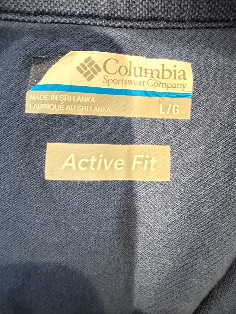 Columbia Men's Slate Blue Short-Sleeve Polo - Picture 3 of 3